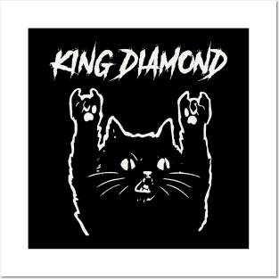 king diamond metal cat Posters and Art